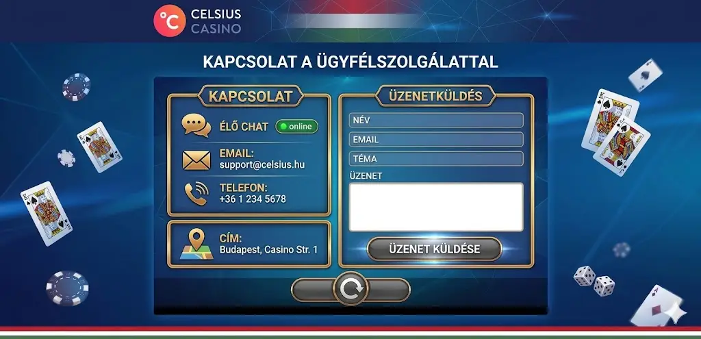 Kapcsolatfelvétel és support csatornák